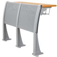 2019 Aluminum alloy multi-media college school desk and chair in rows