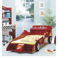 2018 Racing style red children car bed for children bedroom furniture